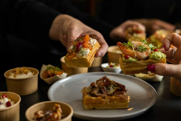 La gaufre salée avec la Note Gourmande